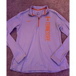 Nike Light Blue and Orange Women's Top
